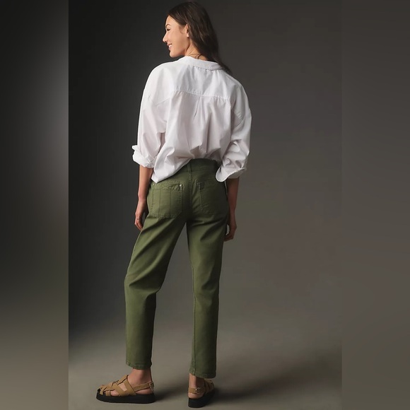 NWT Anthropologie Pilcro The Wanderer Pants in Moss, size 33 - Picture 3 of 13